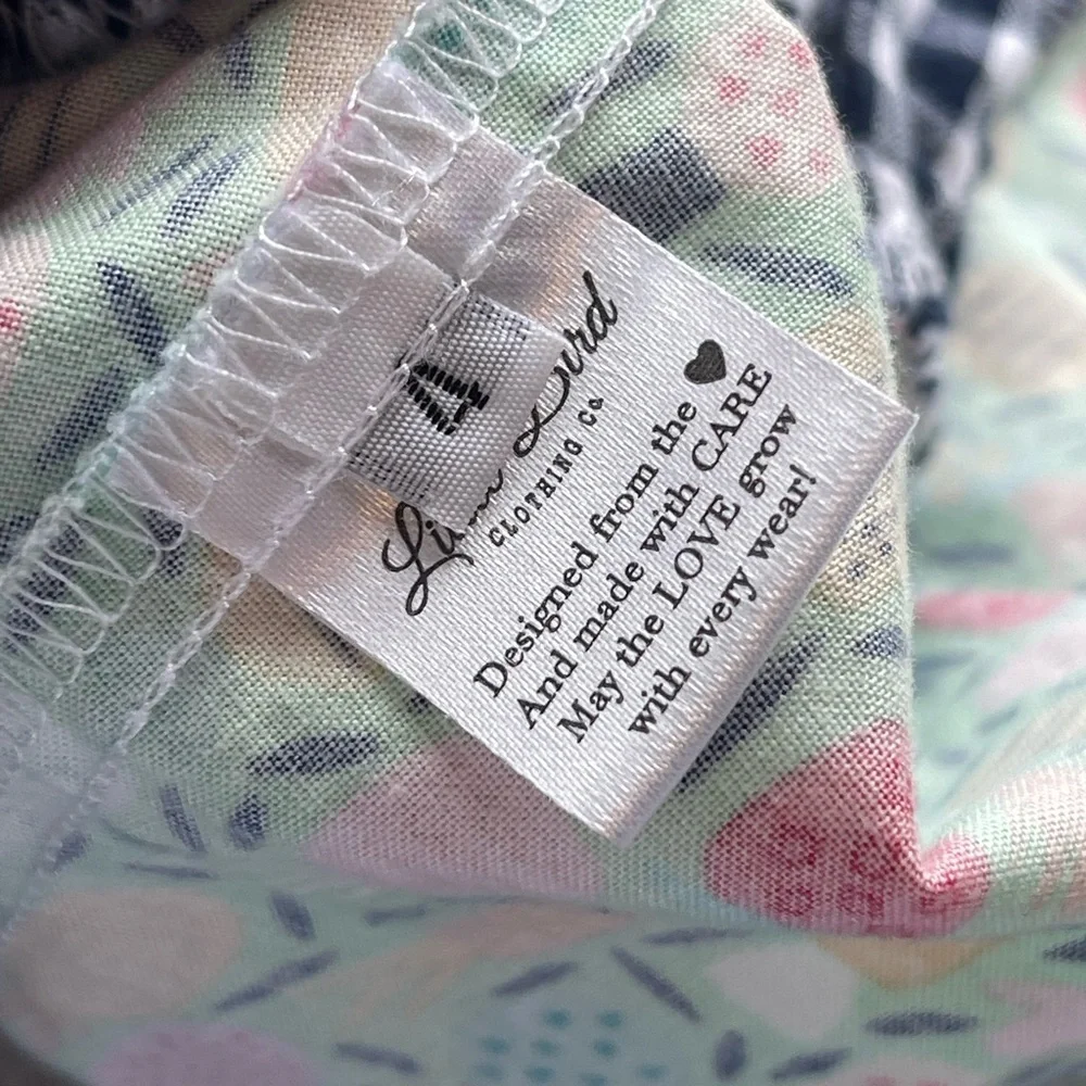 Little Bird pineapple print cotton flowy tie dress